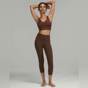 Lululemon Align HR Crop 10 Java 23” length